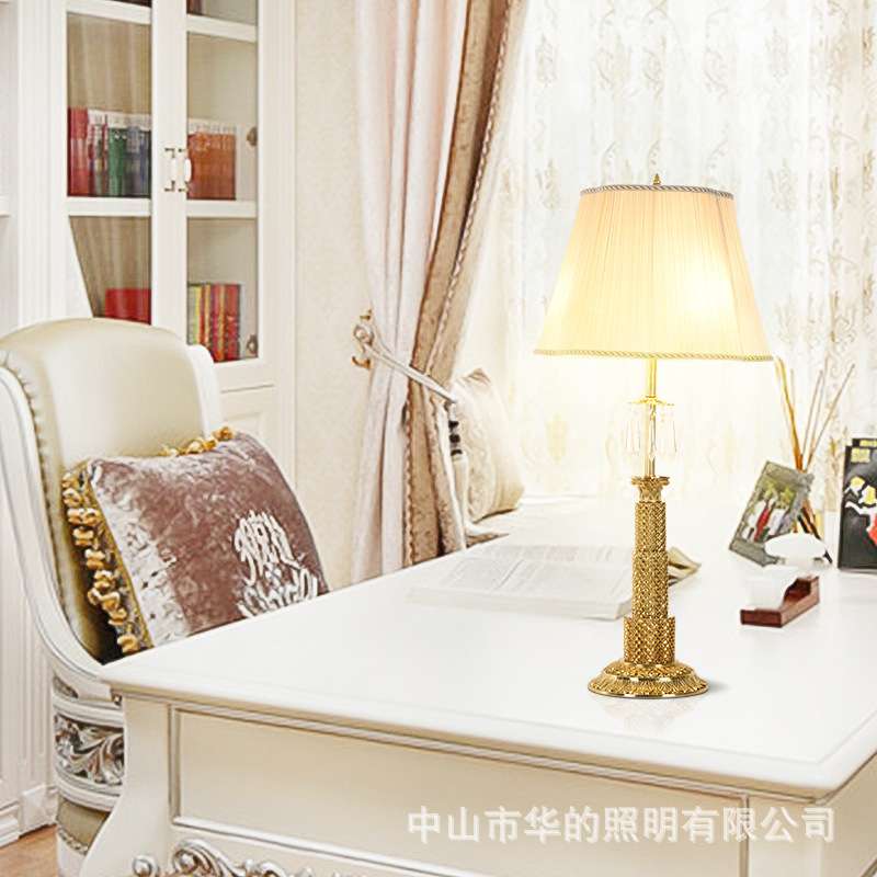 法式式古典风格灯饰客厅卧室床头书房灯具高档欧式纯铜奢华台灯