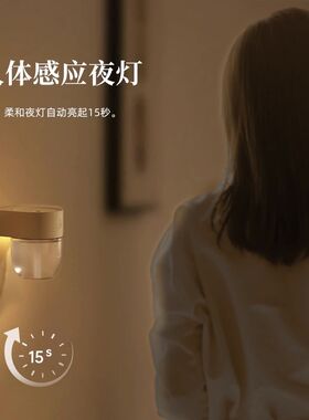 小卫壁挂式智能定时小夜灯香氛机香薰机空气持久清新卧室厕所除臭