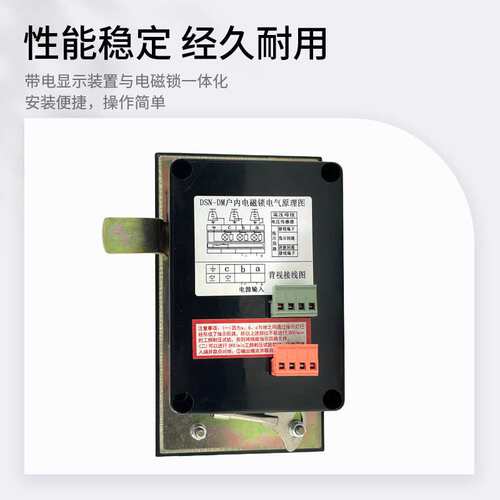 户内高压DSN-DM电磁锁带电显示 适用开关配电柜中置环网柜 福一开