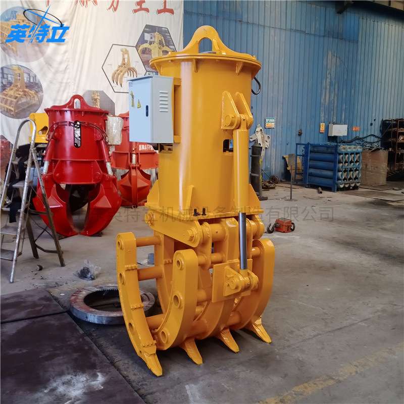 多瓣夹具旋转抓斗液压抓废钢抓斗挖掘机前端属具垃圾梅花抓斗