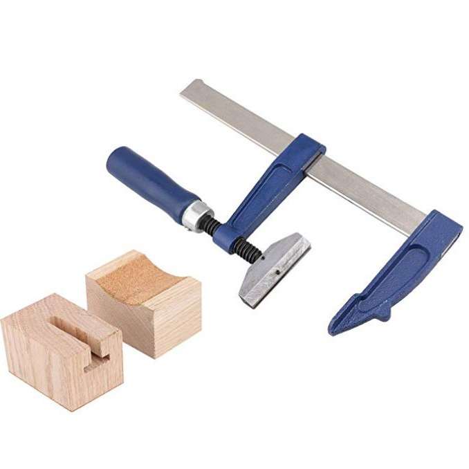 电木吉他贝斯压品丝工具维修更换安装弧度槽铜片F型夹具支架
