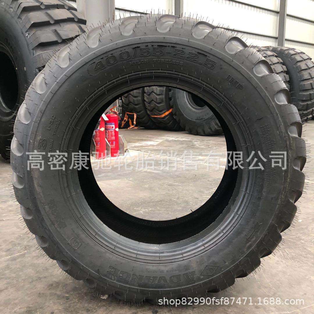 供应拖车轮胎400/55-22.5可配钢圈农用捆草机轮胎