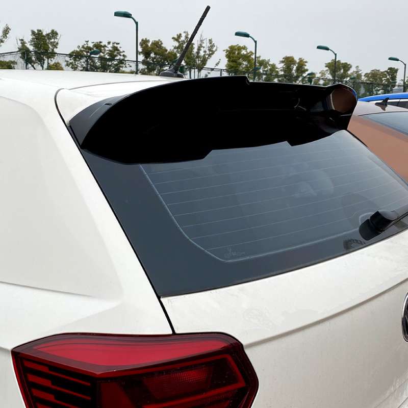 适用大众波罗Polo MK6 GTI 2018+顶翼尾翼扰流板外饰跨境改装配件