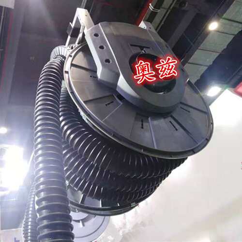 Exhaust emission system for large volume vehicles for export