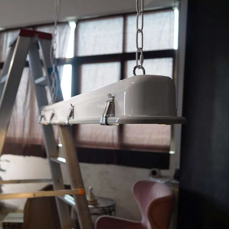 服装店吊灯工作室设计师餐厅吧台咖啡厅酒吧复古白色工业风灯具