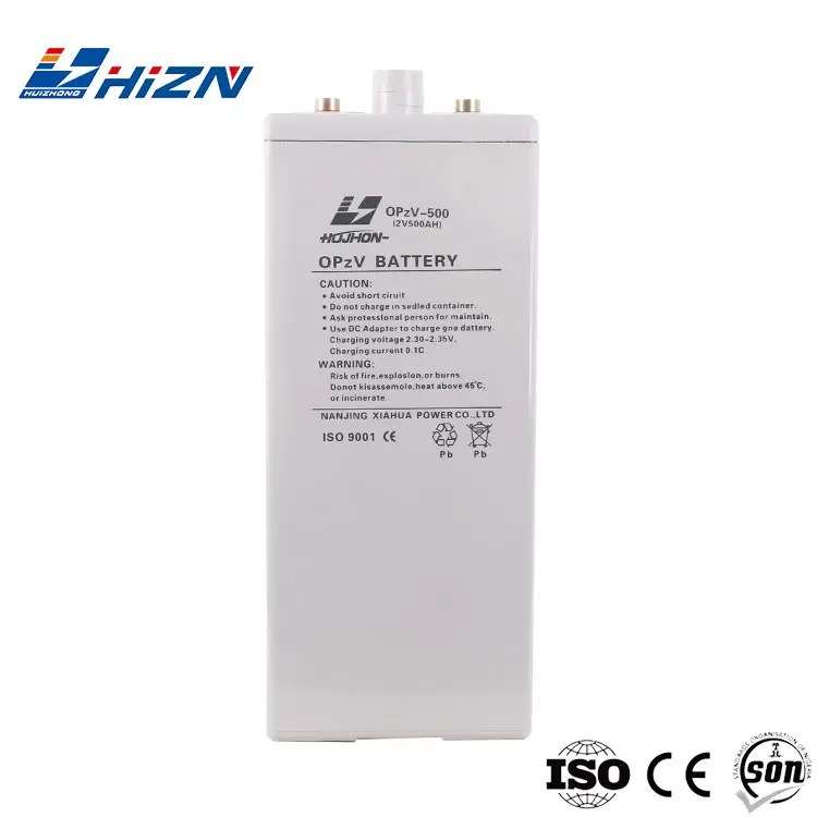 汇众电池管式胶体蓄电池OPzV 2V 500AH 光伏储能电信基站深循环
