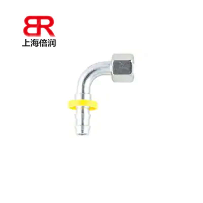 供应永华标准90度头公制内螺纹自插式接头