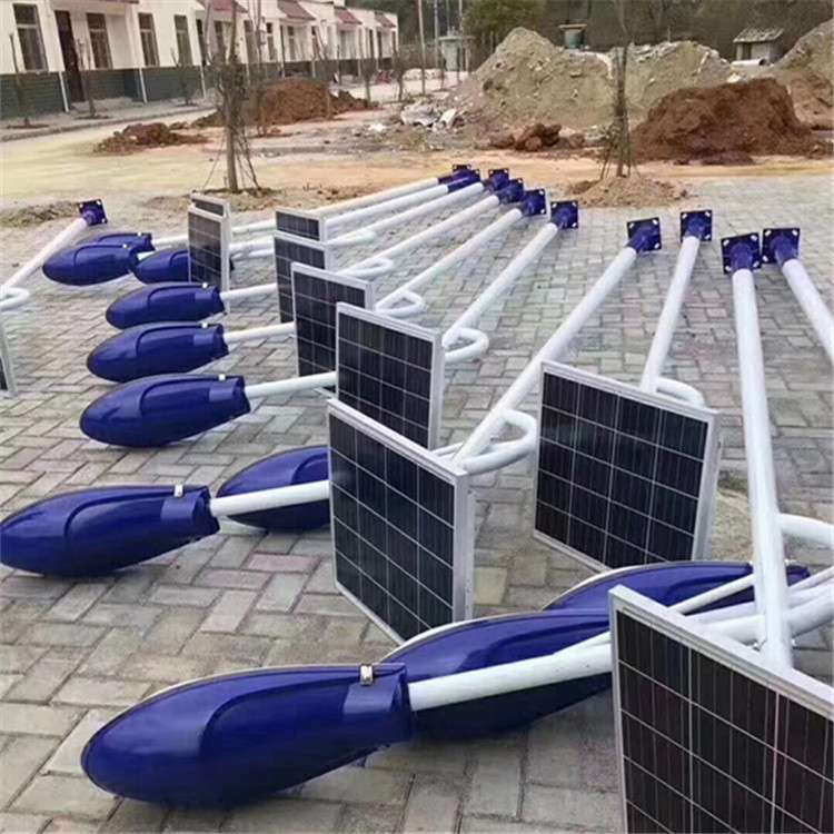 厂家供应太阳能LED路灯 太阳能路灯配件 A字臂6米农村太阳能灯