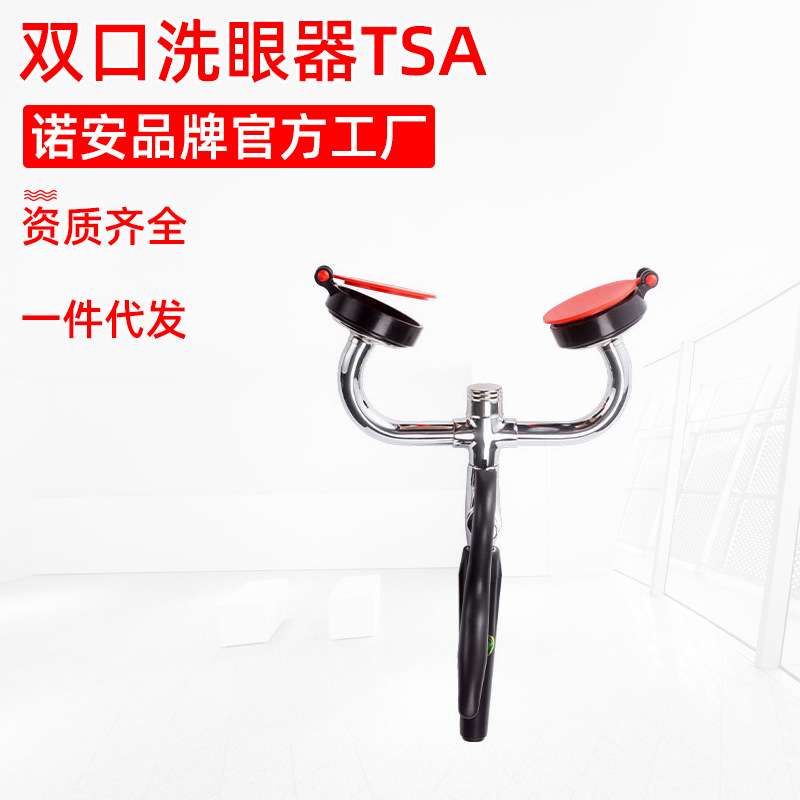 地埋式304不锈钢复合式紧急冲淋洗眼器喷淋防腐工业实验室双喷头