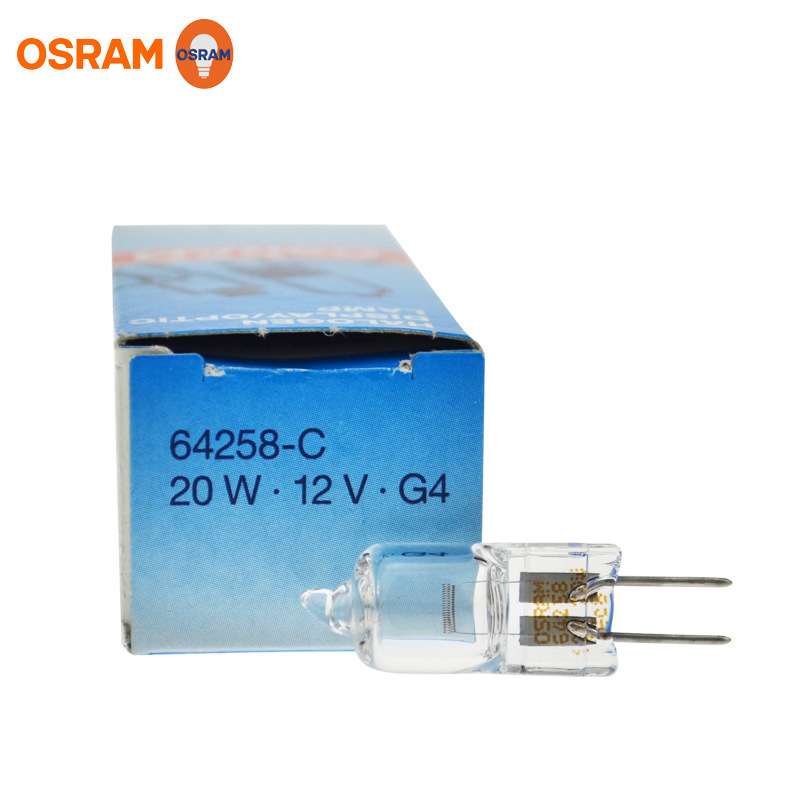 欧司朗OSRAM卤素灯泡 64258 12V20W(新64258-C)生化分析仪灯泡