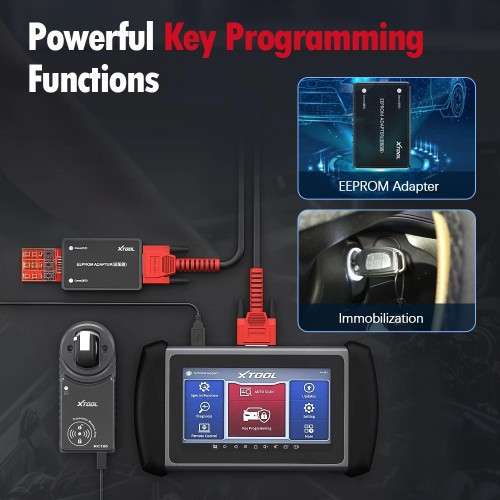 XTOOL InPlus IP616 OBD2 汽车诊断工具和钥匙编程器 英文海外版