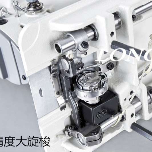 新款自动加油大梭曲折机1530家用厚薄料人字车皮革拼接工业缝纫机