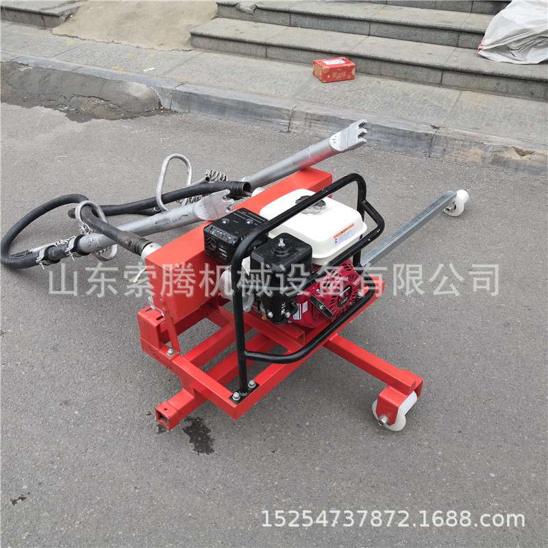 索腾ND-4.2×2汽油机式软轴单边捣固 一拖二轨道用软抽捣固镐