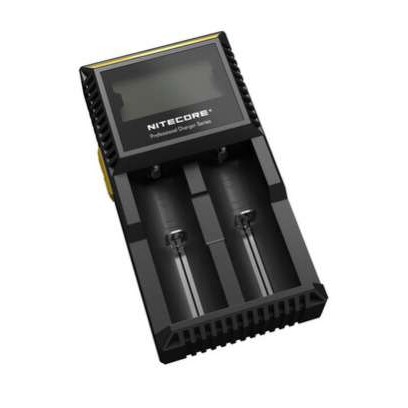 奈特科尔NITECORE D2充电器 双槽智能液晶 镍氢手电筒电池充电器