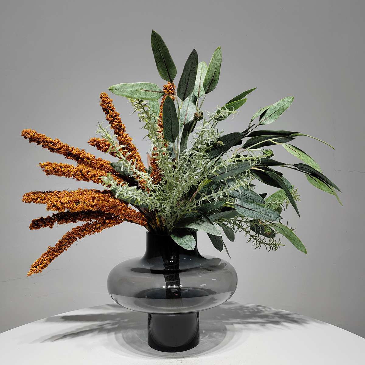现代干花摆件创意家居饰品餐厅展厅办公室茶几桌面花艺轻奢软装摆