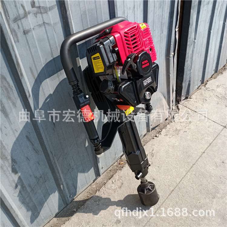 便携式小型打桩机 手持两冲程汽油植桩机 大棚立柱机厂家