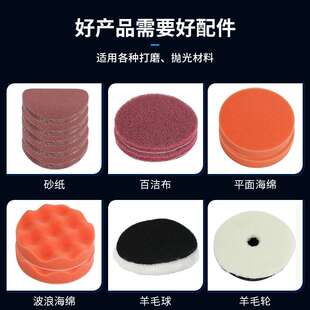 普力马5寸气动打磨机抛光打蜡机工业级干磨砂纸磨灰机小型手持机