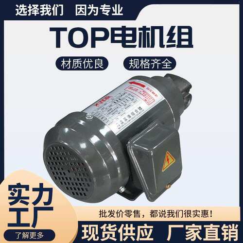三角油泵摆线泵打头机油泵冷墩机油泵电机组0.19KW/190W TOP-12A