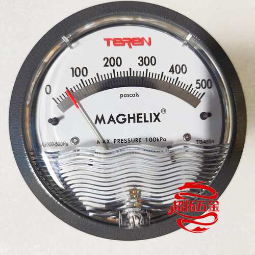 TEREN天润高精度微压差表A2000 压差仪数显压差计MAGHELIX差压表