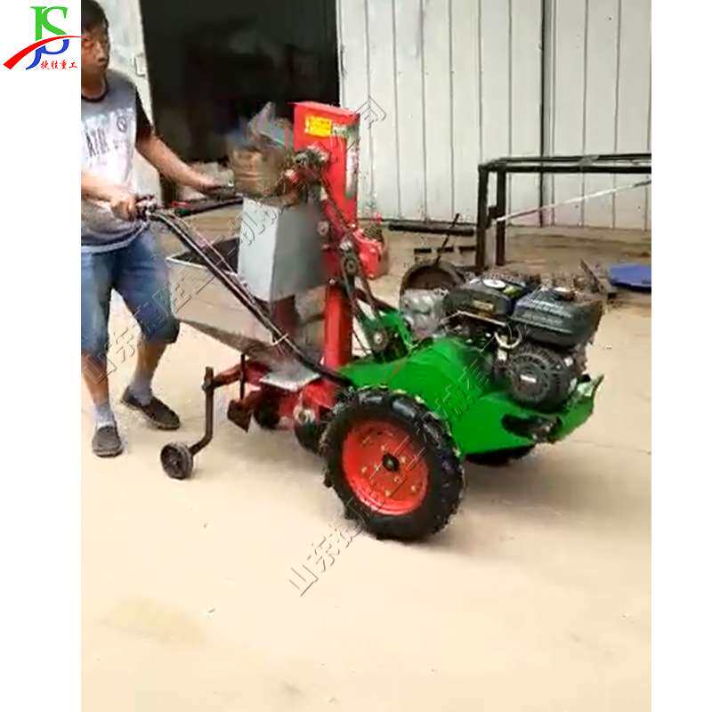 手扶拖拉机带土豆播种机 大棚花生土豆点播机 山区丘陵薯类种植机