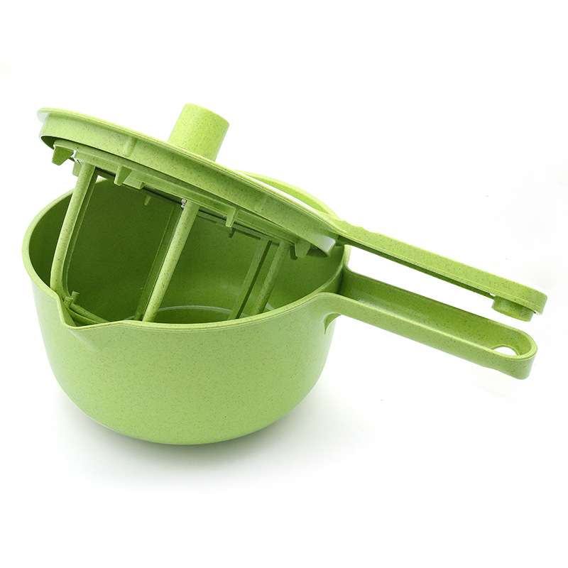 小麦秸秆材质厨房用品 多用途手摇脱水洗米搅拌器 家用厨房小工具
