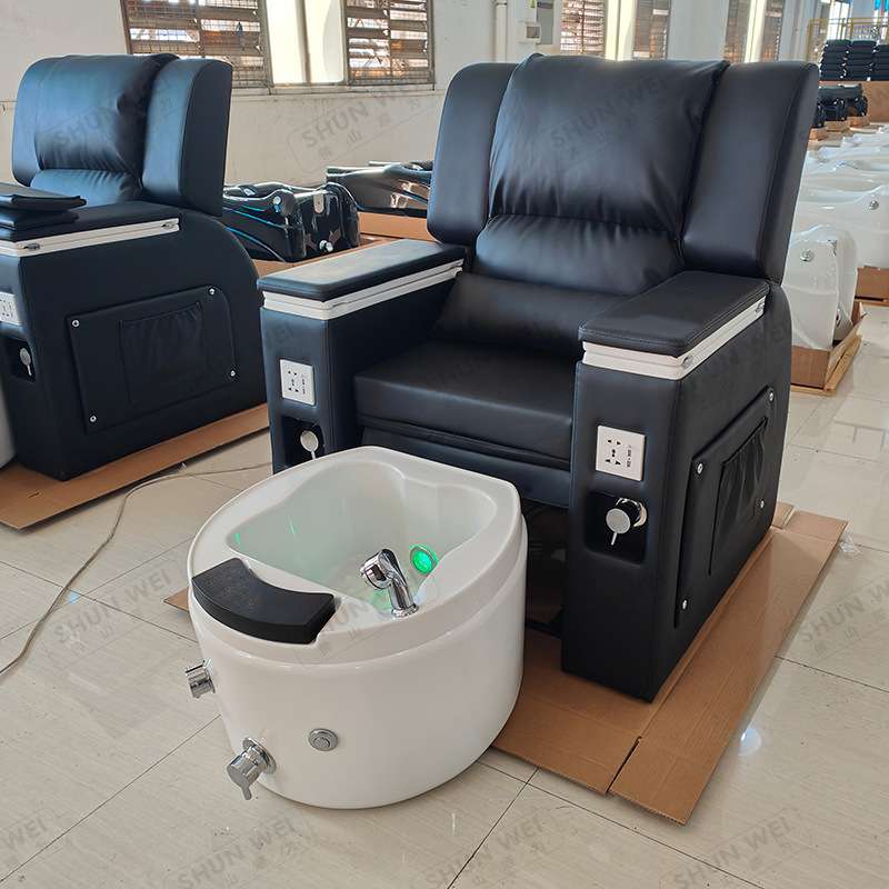 美甲沙发nail salon分体沐足盆洗脚池修脚椅足疗足浴spa洗脚椅