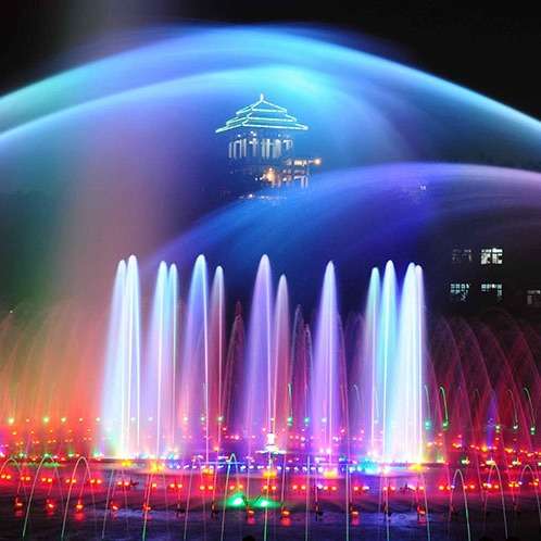 户外昆明市广场动感喷泉工程设计旱地喷泉设备喷泉水景喷头厂家