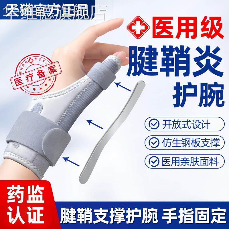 医用护腕手腕腱鞘炎专用手指保护套大拇指骨折固定护具鼠标固定器