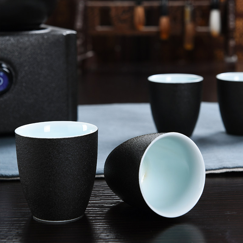中式煮茶电陶炉煮酒器电温酒器加热烫酒壶家用白黄酒杯酒具套装