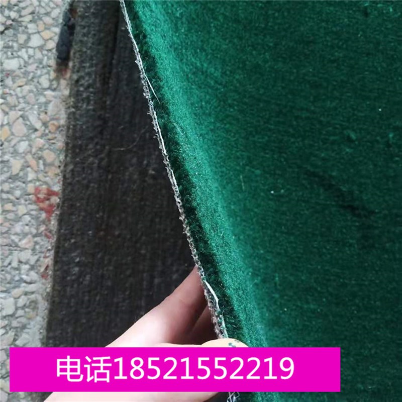 墨绿色直纱地毯10mm加厚地毯商场店铺满铺防火地毯可裁剪定制尺寸