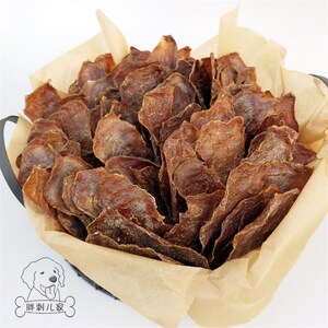 胖刺儿家私房小食 香烘鸡肉干/鸭肉干大包装 包邮 手工宠物零食