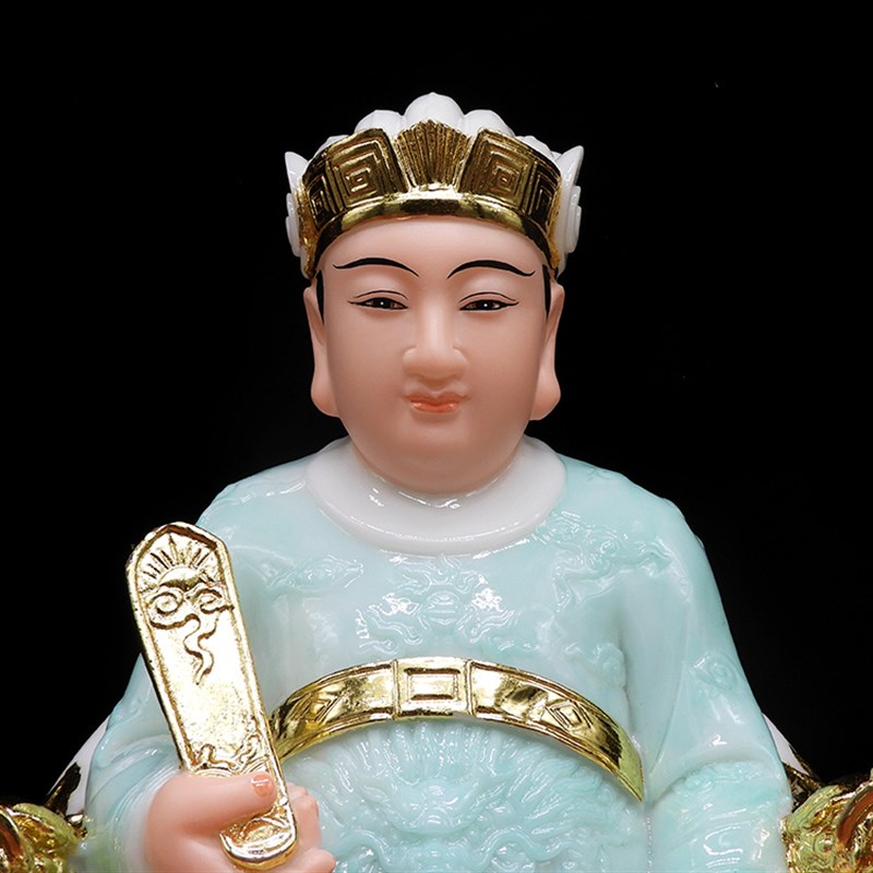 灶君神像 玉石 灶王爷 12神像厨房玉石灶神司命灶爷像汉白玉佛像