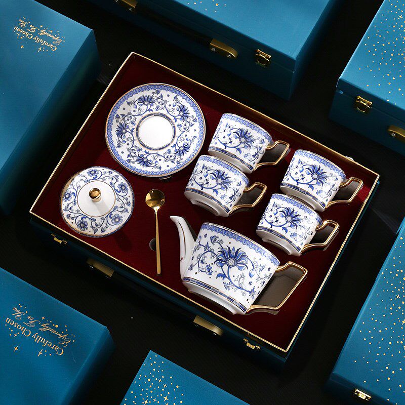 教师节中秋礼物陶瓷下午茶具套装礼盒送老师长辈朋友乔迁新居礼物