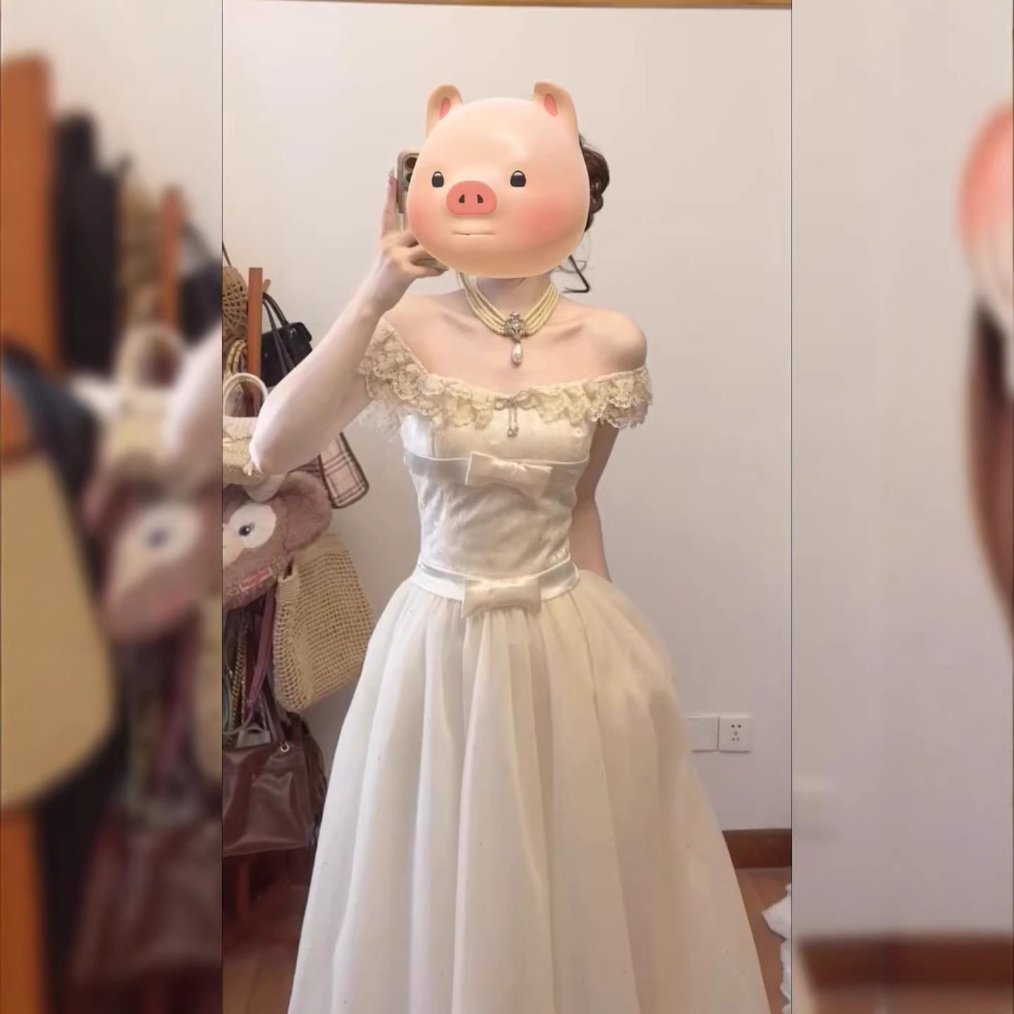 甜美重工富家千金连衣裙