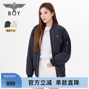 冬情侣款绣花时尚宽松保暖短款棒球领棉服N29006