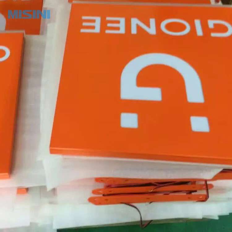 led灯箱标牌广告双面发光灯箱户外灯箱侧固定发光双面吊挂灯箱