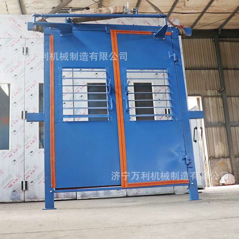 矿用全自动对开式百叶窗无压风门煤矿防水防火栅栏门配气控装置