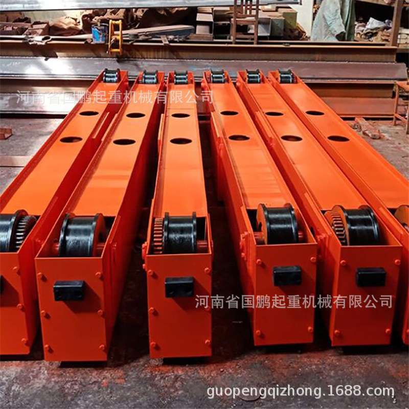 5吨行车行走端梁航吊运行横梁电动单梁起重机端梁头300LD轮