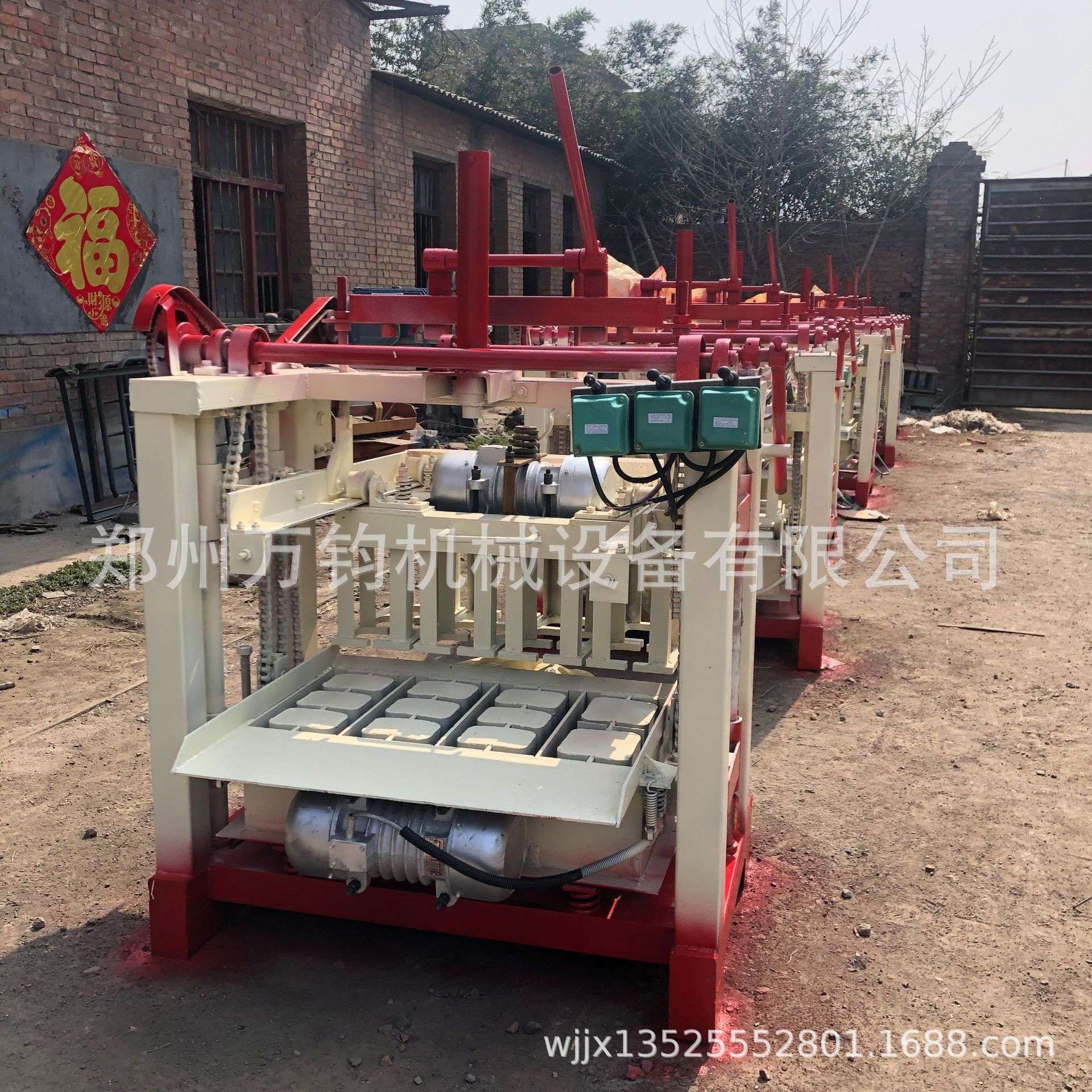 厂家直供水泥空心砖机 黑龙江混凝土预制水泥砖 水泥砖头机械