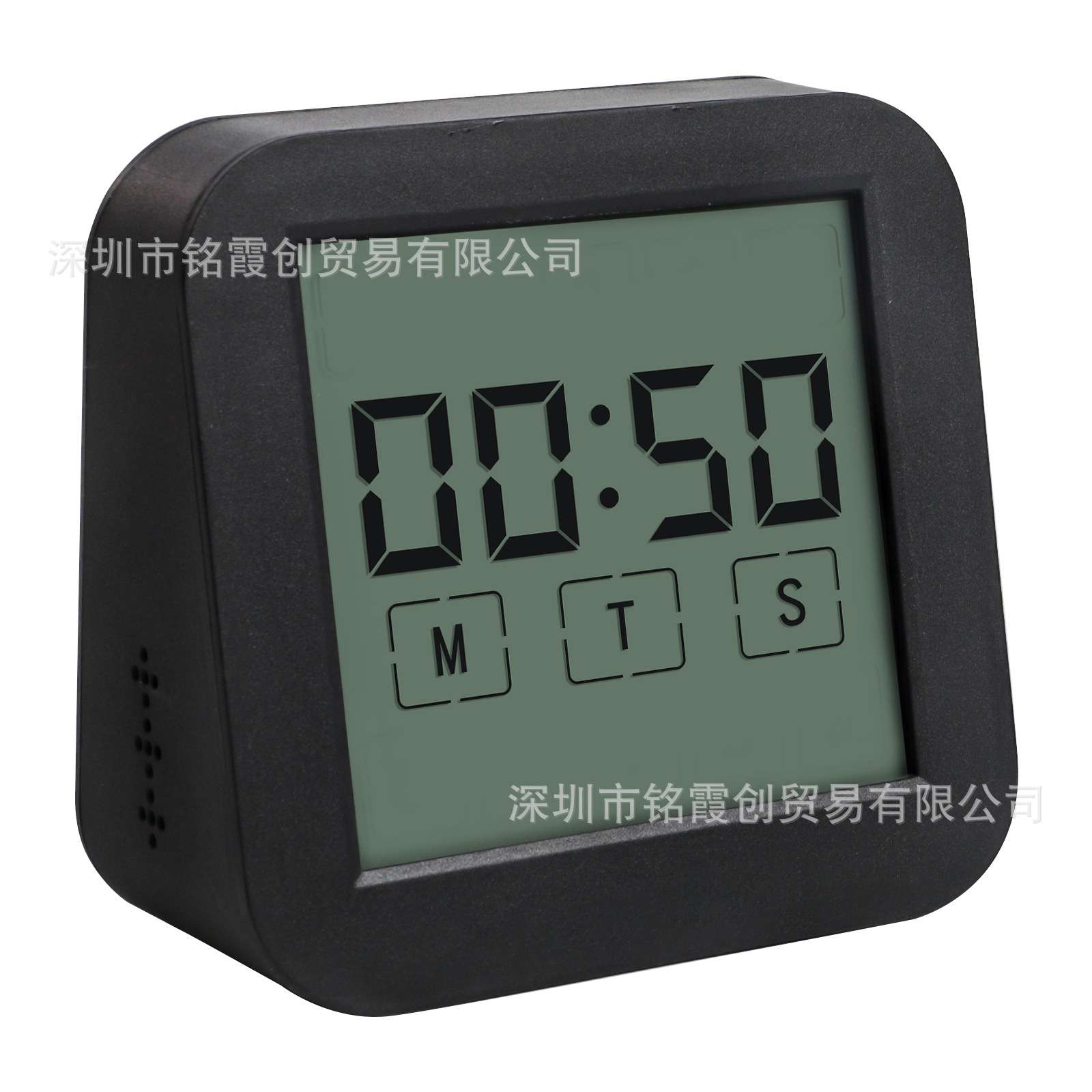 LCD双面触摸屏电子温湿度计 背光 厨房定时器 倒计时器简易操作