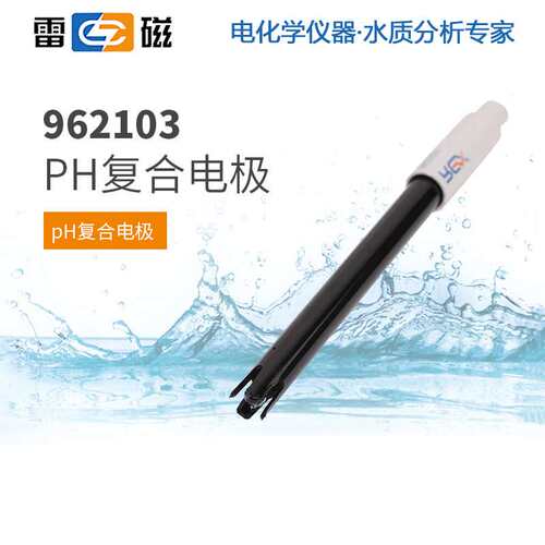 雷磁pH复合电极962201高精度 962103开放式 962221超纯水