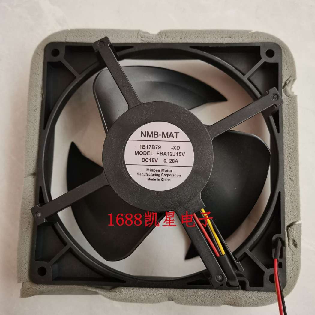 适用夏普冰箱散热风扇风机电机 MOOEL FBA12J15V DC15V 0.28A