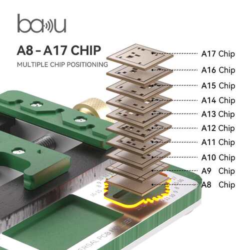 巴酷BA-677手机主板PCB维修支架平台固定式双PCB卡具多功能夹具