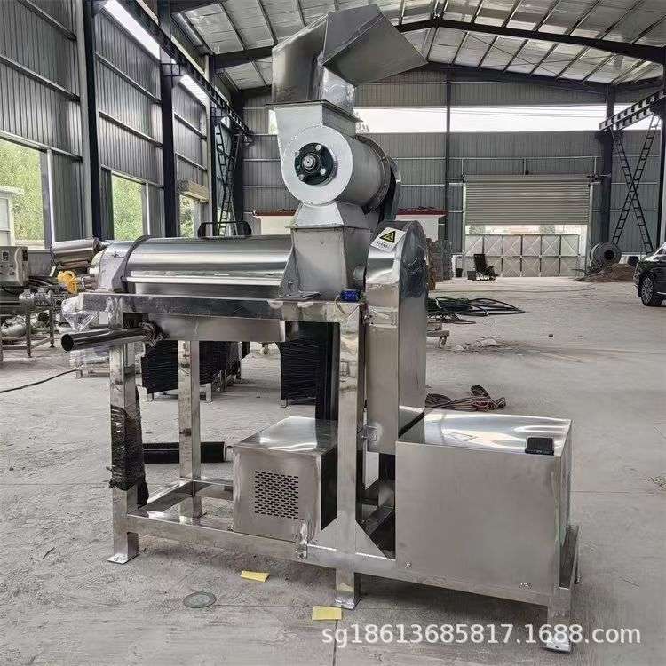 大产量冰糖橙榨汁机 雪梨果汁生产线设备 工业甜菜生姜破碎压榨机