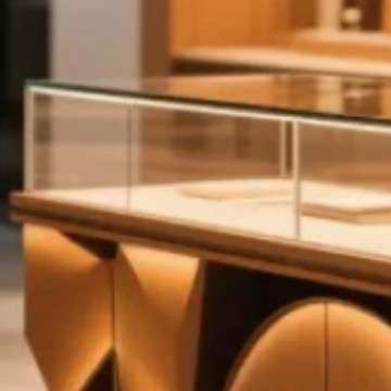 珠宝展示柜带灯金银首饰展示柜不锈钢展示柜台饰品玻璃展柜落地