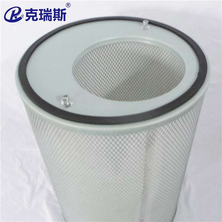 罗茨风机偏心空滤 176206000  滤纸折叠空气滤芯  单通偏心空气滤