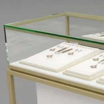 珠宝展示柜金银首饰展示柜带灯黄金饰品玻璃柜翡翠陈列柜