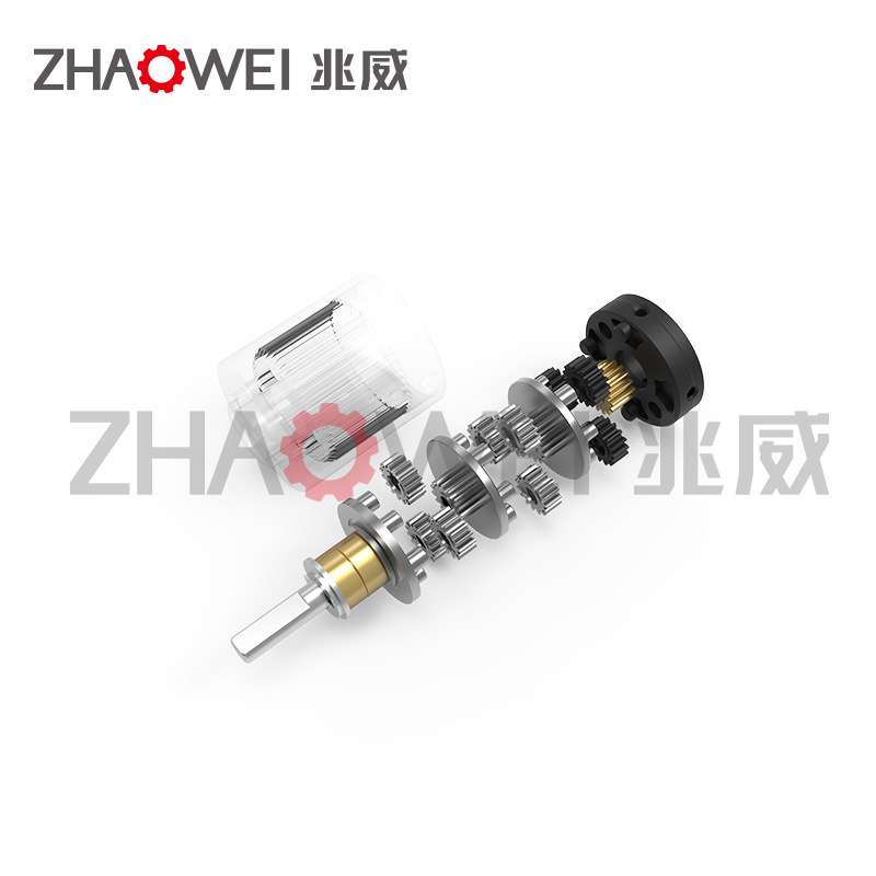 微型减速电机 按摩椅电动推杆4级齿轮箱1296减速比50W大推力电机