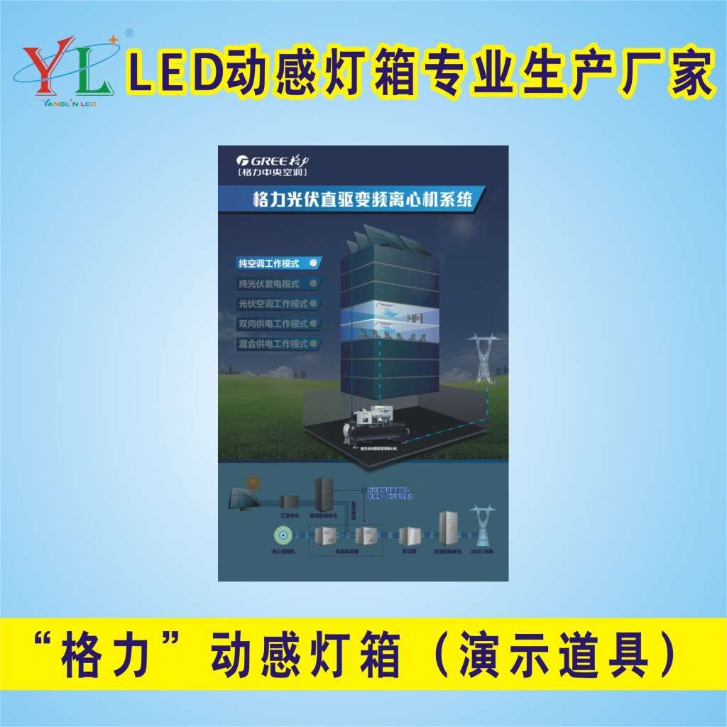 LED演示道具 动态展示牌 功能展示卖场专用 动感灯箱 工厂定 做