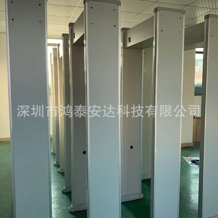 通过式红外数码测温门 人体温度测量安检门 工厂开工测温安检门
